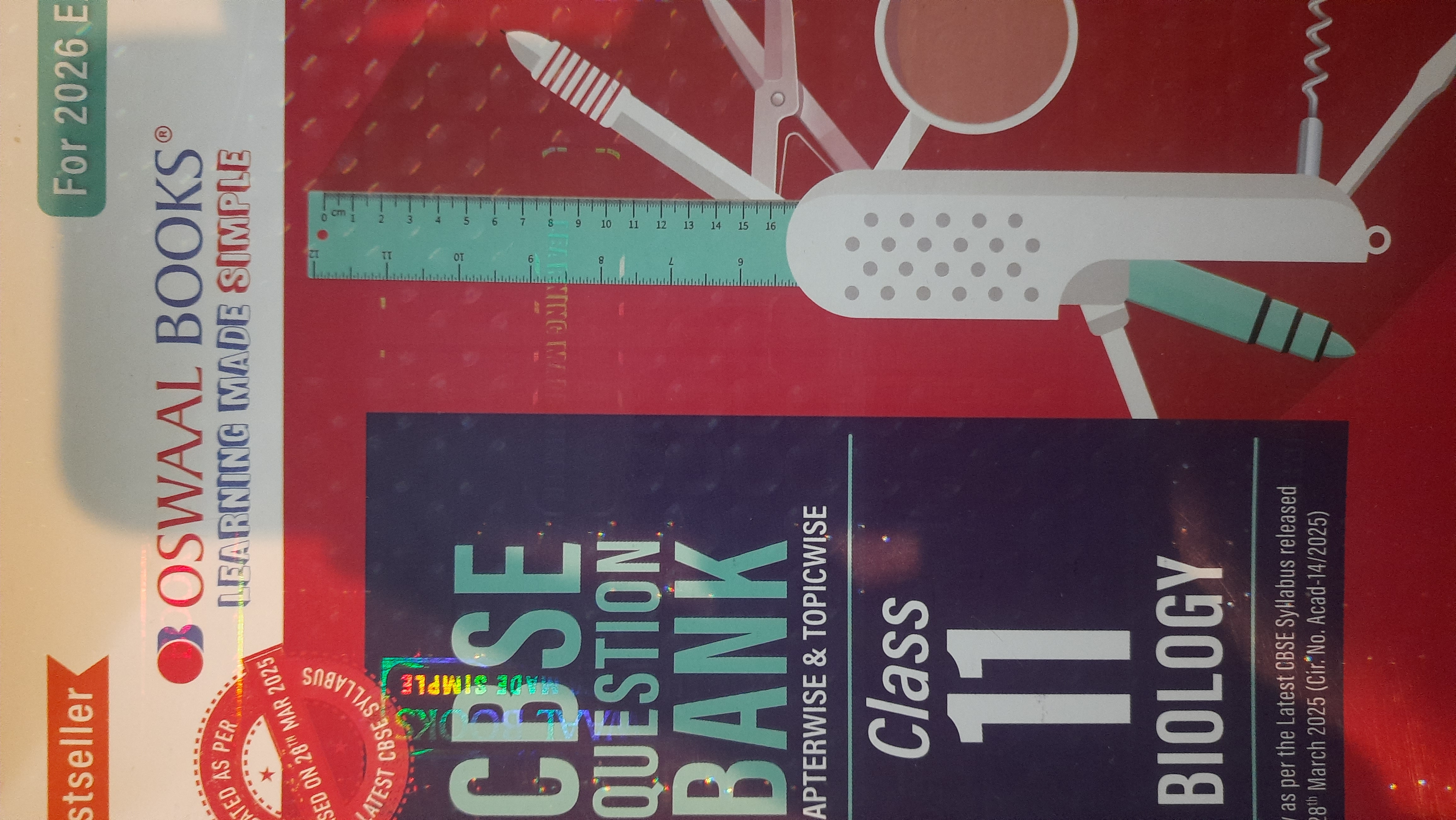 Oswaal BIOLOGY CBSE QUESTION BANK 